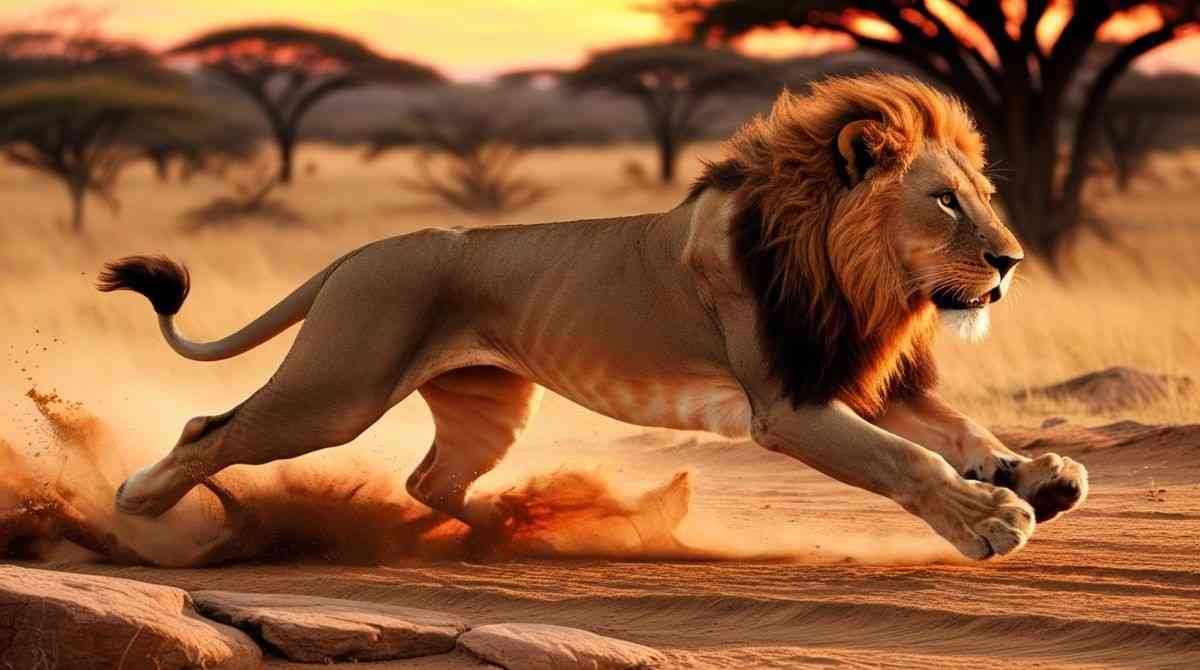 Lion Speed and Agility