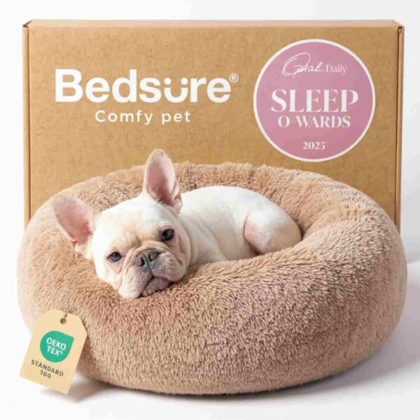 Bedsure Calming Dog Bed Medium - 30 Donut Pet Bed
